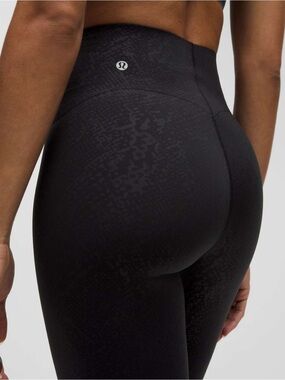lululemon athletica Black High-Rise Textured Leggings
